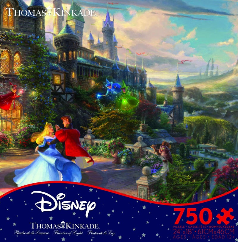 سيكو - توماس كينكيد - مجموعة ديزني دريمز - الأميرة النائمة المسحورة - أحجية الصور المقطوعة 750 قطعة - Image 4